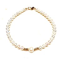 Bracelet Coscia Perle Femme Le Lune in Or jaune Perla LLBR2151.1